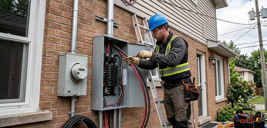 Outdoor Subpanel Installation in Sanford